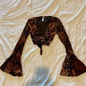 Velvet blouse